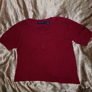 Mountain  Lake 6 Snap Short Sleeve Tee Shirt